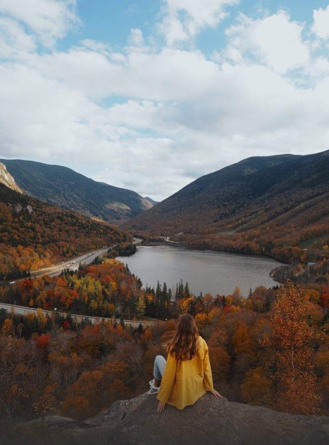 Artist’S Bluff, Franconia Notch, New Hampshire — photo by Marina Ponomaryova